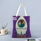 thumbnail image 2 of Scratch GardenBolso de tela con estampado de lienzo para mujer, bolsa de compras reutilizable y estética, con cremallera interior, regalo para mujer,40*45cm., 2 of 6