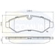 thumbnail image 2 of Pastillas Freno para auto COMLINE CBP02762, 2 of 4