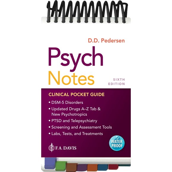 Libro F. A. Davis PsychNotes Guía Clínica de Bolsillo