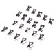 thumbnail image 1 of 20 PCS Micrófono Portátil Lazo Lazo Lavalier MIC Metal Clip Rack 8mm + 9mm, 1 of 5