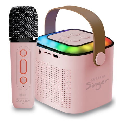 Parlante My Lil First Sínger Luz Rgb 1 Mic Inalam Mlab 09392