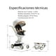 thumbnail image 3 of Coche De Paseo 360° 3 En 1 Reclinable LuBabycas Blanco, 3 of 7