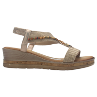 Sandalia De Mujer De Color Beige Casual Chalada Molina-1