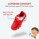thumbnail image 2 of Tacos de Fútbol LIGVIV para Niños Pequeños Sin Cordones Suela Dura Rojo Talla 10, 2 of 9