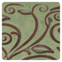 Glaze Amaco Opalescent O-42, Color Verde Musgo, 473 Ml, Para Cerámica