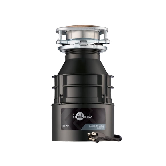 Triturador De Basura Insinkerator Badger 5 1/2 HP Negro/Gris