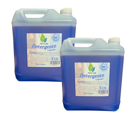 Detergente Liquido Prolab Matic 5 Litros Pack 2 Unidades