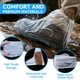 thumbnail image 5 of Cubrezapatos impermeables desechables CNPMBO para lluvia, transparentes, 10 pares, 5 of 8