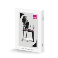 Topband De Compresión Mujer Swing Sheer&Soft 140 Den-Color Negro-Talla 4-Medi