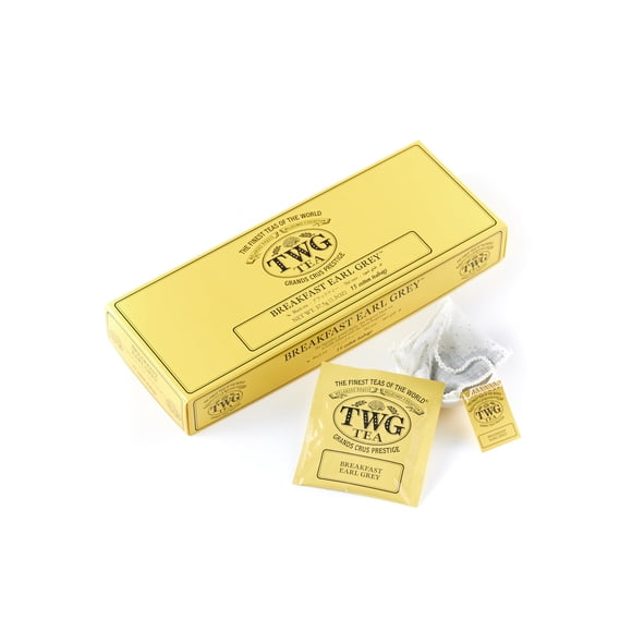 Té Negro Earl Grey Breakfast De 15 Bolsitas De Té Cosidas A Mano