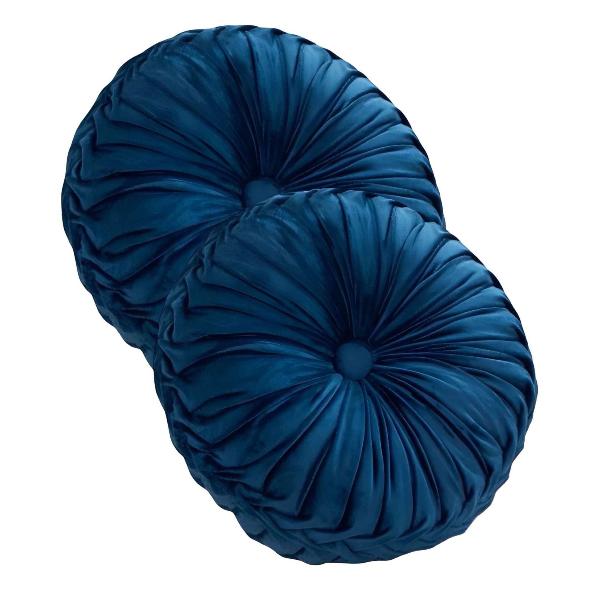 Imac Hogar - Pack De 2 Cojines Decorativos Redondo Elegante Y Sofisticado