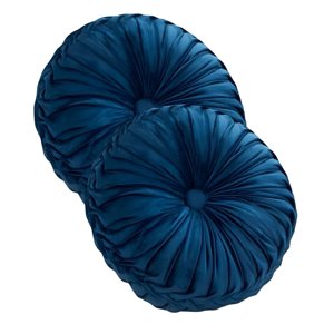 Imac Hogar - Pack De 2 Cojines Decorativos Redondo Elegante Y Sofisticado