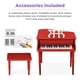 thumbnail image 4 of Mini Piano De Cola Para Niños Rojo Con Accesorios, 4 of 7