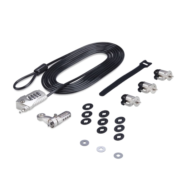 Kit de Candado para Laptop y Escritorio StarTech Cable de 3 m para 3 Dispositivos