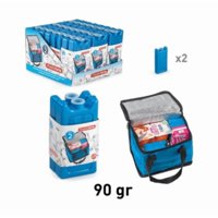 Genérico - Set 2 Acumulador De Frio 90G Azul Metalizado