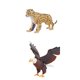 thumbnail image 2 of Transformación De Figuras De Animales Robot De Juguete Para Ni?os Cheetah Y Eagle, 2 of 2