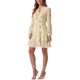thumbnail image 4 of INSPIRE CHICVestidos de verano para mujeres 2025 Floral con lazo en el cuello en V, manga larga semitransparente, vestido mini de gasa en capas y con volantes XL Albaricoque, 4 of 6