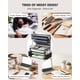 thumbnail image 2 of Organizador de escritorio WALI de 7 niveles con cajón – negro, 2 of 9