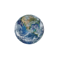 Genérico - Puzzle, Rompecabezas Redondo Planeta Azul