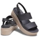 thumbnail image 5 of Sandalias con cuña Crocs Brooklyn Low Black/Mushroom para mujer, 5 of 6