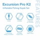 thumbnail image 3 of Kayak inflable Intex Excursion Pro K2 para 2 personas, 180 kg, 3 of 9