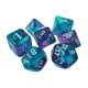 thumbnail image 2 of D4-D20 De Juguete De Entretenimiento Con Dados Poliédricos, 7 Uds., Para Juego De Fiesta, Verde Y Morado, 2 of 3