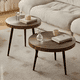 thumbnail image 2 of Juego Mesa De Centro Lateral Living Redonda Madera #2, 2 of 3