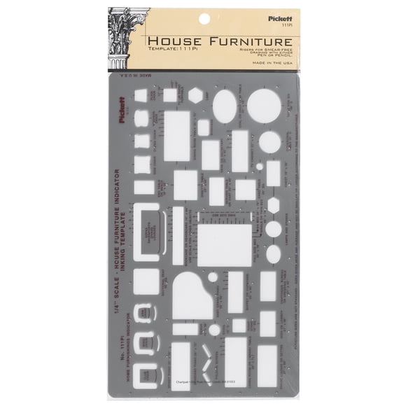 Plantilla Pickett 111PI – Indicador de Muebles con Escala