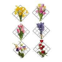 Magideal - Rejilla Adhesivos De Pared Papel Tapiz Decoración Impermeable Extraíble Decoración De Pared Elegante Calcomanía Mural Para Sala De Estar Baño Pasillo Estilo D