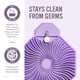 thumbnail image 2 of Gancho para regadera Sud Scrub antimicrobiano autoadhesivo morado, 2 of 7