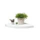 thumbnail image 1 of Repisa Esquinera Flotante Decorativa Blanca 45cm, 1 of 4
