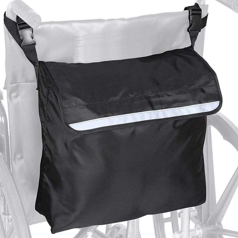 Xusx111 - Bolsa De Bolsa Para Silla De Ruedas, Bolsillos De Mochila Para Silla De Ruedas Bolsas Para Silla De Ruedas Para Colgar En La Espalda Bolsa Rollator