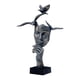 thumbnail image 3 of Estatua De Pensador Moderno, Figurita De Media Cara, Obras De Arte, Decoración Abstracta Para Mesa De Bronce, 3 of 3
