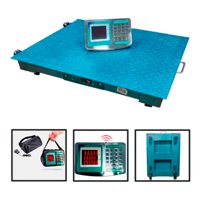 Hardpro - Balanza 1 Tonelada Inalámbrica Con Ruedas Maletin 80X60Cm