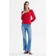 thumbnail image 4 of Polera Mujer Globo Escote Cuadrado Rojo, 4 of 4