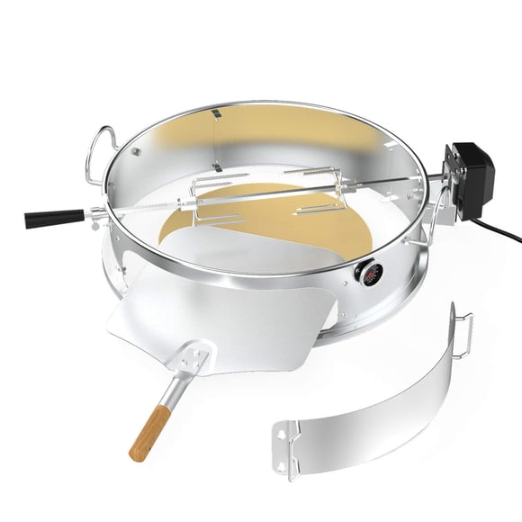 Kit combinado de asador y pizza onlyfire para parrilla Weber de 22" 110V