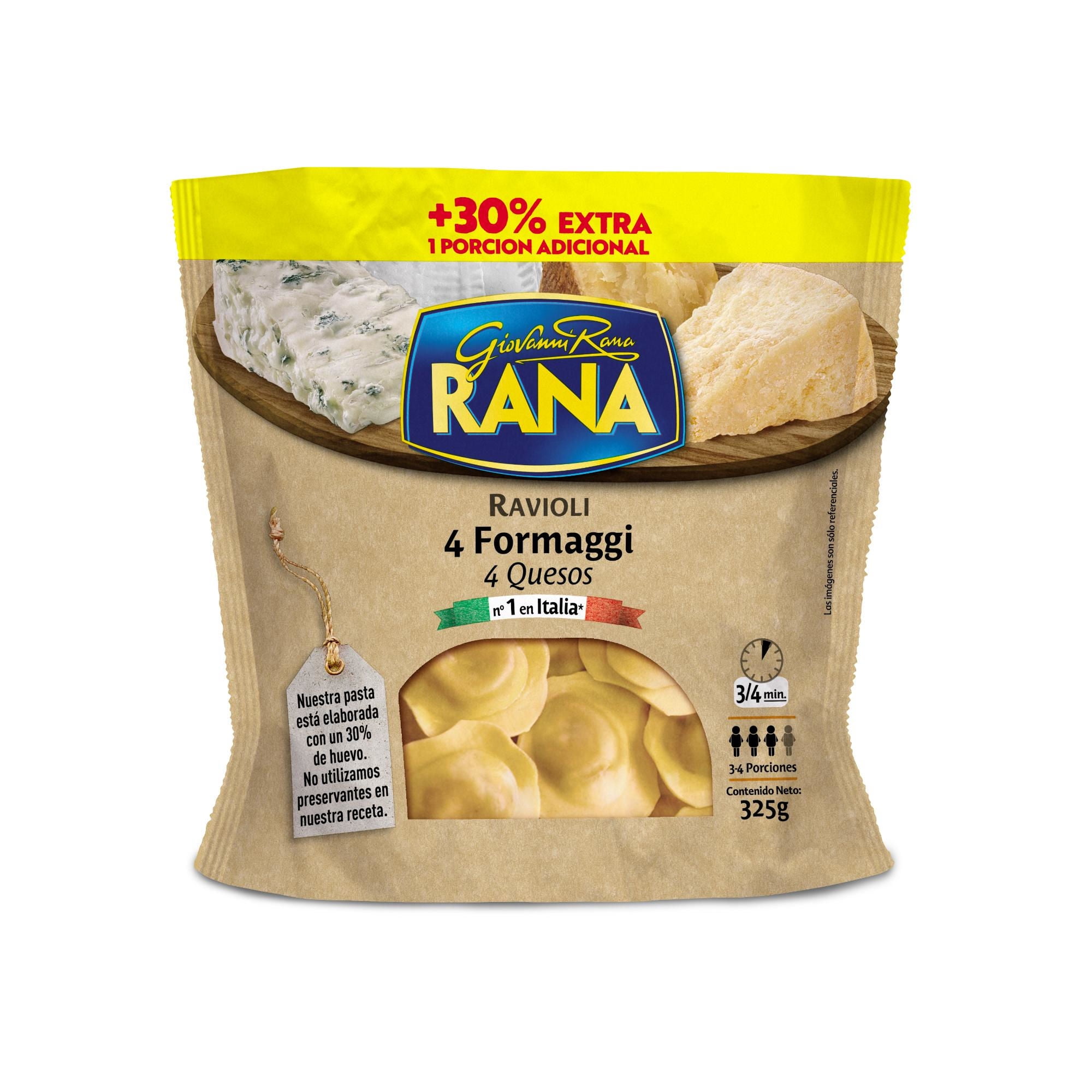 Ravioli 4 Quesos 325 g Rana
