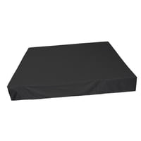 Magideal - Cubierta Para Bañera De Hidromasaje, Cubierta Antipolvo Para Piscina, Cubierta Impermeable Para Masaje Con Mensaje De Burbuja, Cubiertas Para Bañera De 244X244X3Cm Negro