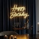 thumbnail image 2 of Led Neon Happy Birthday  A 220v, Luz Calida, 2 of 4