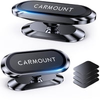 Mag-Carmount - Soporte Magnético Para Salpicadero De Coche, Paquete De 2 Unidades Para Iphone Y Galaxy