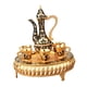 thumbnail image 4 of Juego De Té De Lujo, 6 Tazas, Juego De Servicio De Té Para Mesa De Comedor, Decoración Navide?a, Negro Y Dorado, 4 of 5
