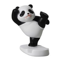 Bothyi - Encantadora Estatua De Panda, Soporte Para Teléfono De Escritorio, Resina Para Oficina, Mesa, Hogar, Pie