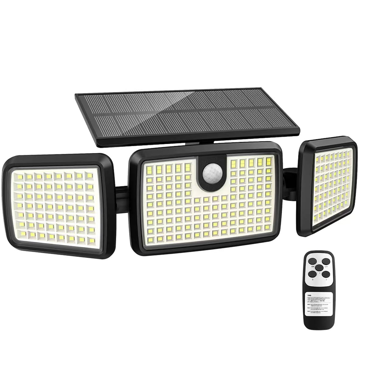 Luces Solares Mihani Con Sensor De Movimiento Para Exteriores, 232 Led, Paquete De 1