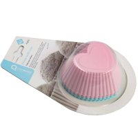 Casasunco - Molde Silicona De Corazon Para Muffins 4 Pzas