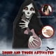 thumbnail image 5 of Decoración de Halloween HOMCOM de 130 cm: Parca tocando guitarra, 5 of 9