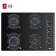thumbnail image 2 of Encimera Gas licuado 4 Quemadores Gbc 64003 But Bk, 2 of 7
