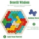 thumbnail image 4 of Puzle de Madera con Forma Hexagonal Juguete Didáctico, 4 of 6