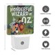thumbnail image 2 of El Maravilloso Mago de Oz Luz nocturna LED con sensor de anochecer a amanecer para dormitorio, baño, pasillo, escaleras - Lámpara LED nocturna de enchufe, 0.5W - 1 pieza, 2 of 6