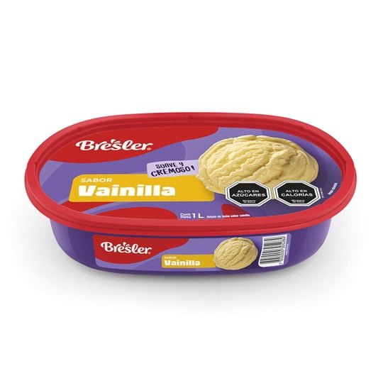 Helado Vainilla Pote 1 L Bresler