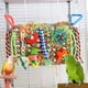 thumbnail image 2 of Juguete de pared para buscar comida para pájaros, hamaca tejida para escalar, juguetes masticables para periquitos, cotorras, cacatúas, agapornis y aves medianas y pequeñas., 2 of 7